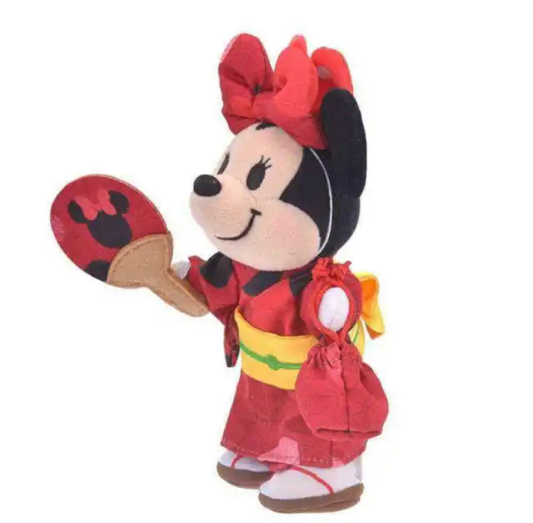 Disney Doll Plush nuiMOs Japan Red Floral Yukata Set Costume
