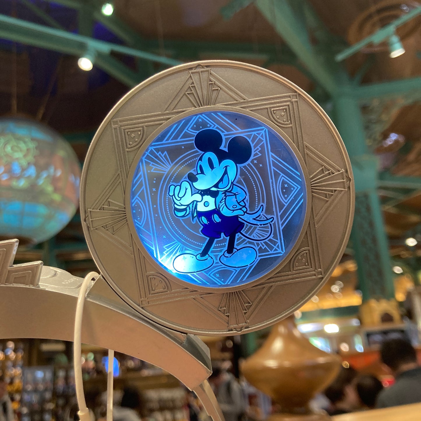 Disney park 100 years anniversary lighting up headband Mickey Minnie Mouse ear