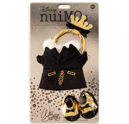 Disney Nuimos Evil Queen Outfit Wes Jenkins Crown Shoes Black Red Hearts