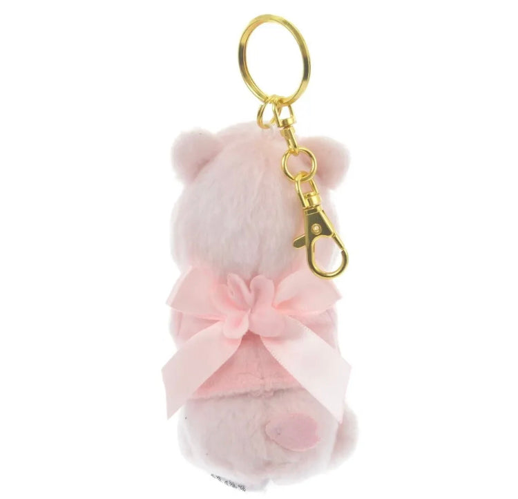 Disney authentic 2023 Winnie the pooh Plush Small keychain 5inch sakura pink