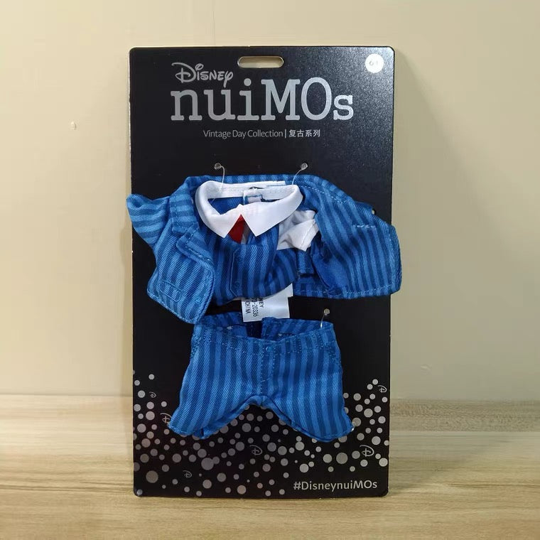 Authentic Disney shanghai nuimos plush costume outfits Blue Pinstripe Suit pants