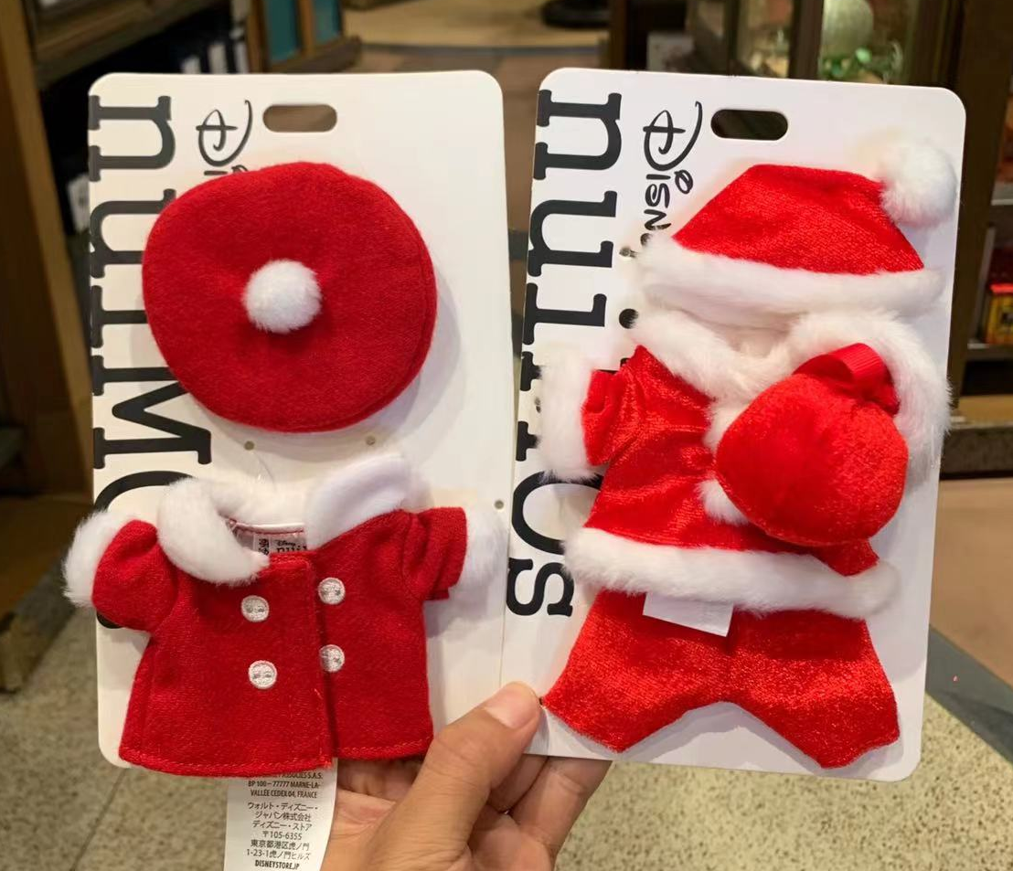 Authentic Disney nuiMOs plush 2pcs costume outfits Christmas santa claus shanghai