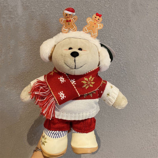 Starbucks 2021 Christmas Holidays Bear Bearista Plush toy Stuffed gift