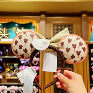 Shanghai Disney & Loungefly minnie mouse simulated leather ear Headband Exclusive