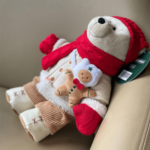 Starbucks 2022 Christmas Holiday Bear bearista Plush toy