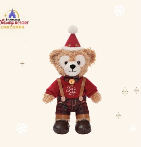 Authentic Disney Shanghai exclusive 2022 Winter Christmas Duffy Bear Plush 9'