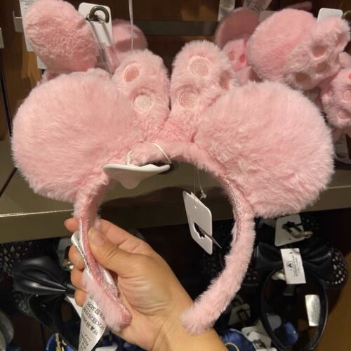Disney park 2022 Disneyland Pink piglet minnie mouse ear Plush Headband