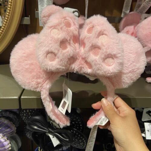 Disney park 2022 Disneyland Pink piglet minnie mouse ear Plush Headband