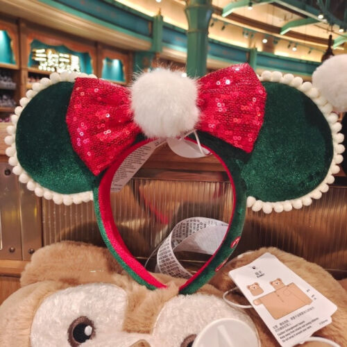 Shanghai Disney 2022 Christmas Mickey mouse ear Headband Disneyland exclusive