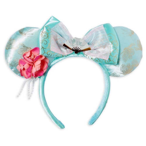 2022 Disney Parks D23 Expo Shanghai Disneyland Mulan Minnie Ears Headband