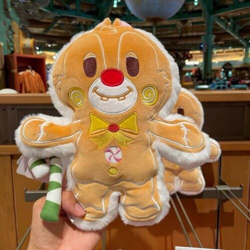 Disney 2022 Christmas holidays Chip & Dale plush cushion Gingerbread Scented